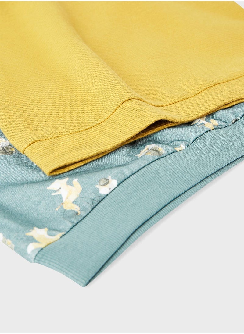 NAME IT - Infant 2 Pack Long Sleeve Sweatshirt - Image 1