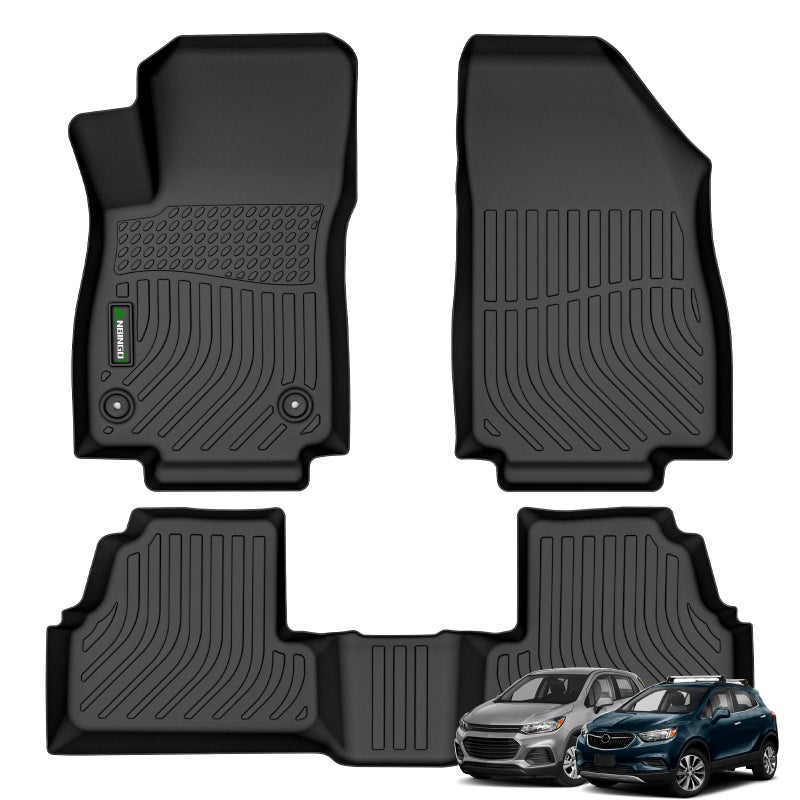 ANBINGO Floor Mats for 20142022 Chevrolet Trax  20132022 Buick Encore Not GX Waterproof Car Mats All Weather Guard TPE Automotive Floor Liners Front Rear Row Full Set Black
