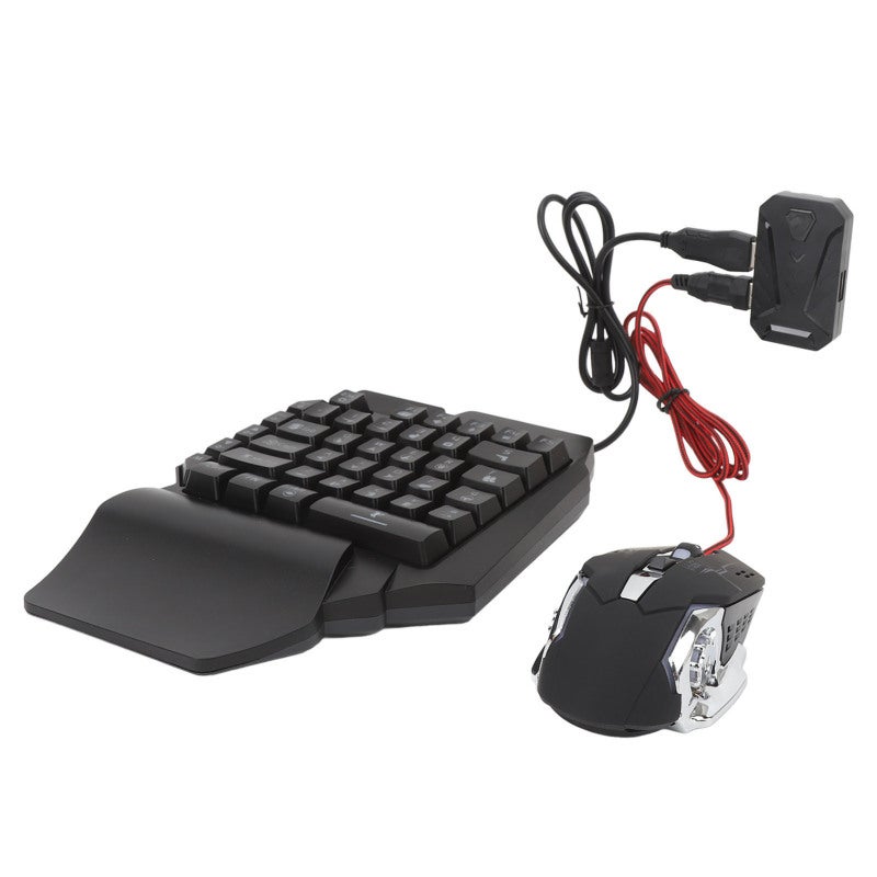 Gamwing One Handed Keyboard Mouse Converter Set 4 In 1 RGB Gaming Combo with Adjustable Phone Stand - Bluetooth Direct Connection for Mobile Game - Image 4