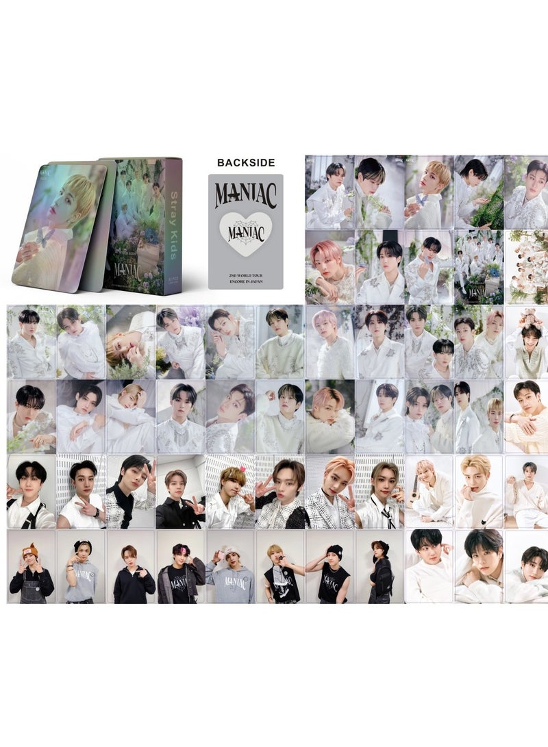 NIBEMINENT 55 Pcs Kpop Stray Kids MANIAC JAPAN ENCORE Lomo Cards Card For Fans Collection Gifts - Image 1
