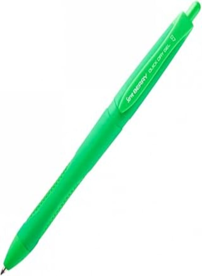 Serve SV-BRGEL07-A.YS BERRY Quick Dry Gel Pen, 0.7 mm - Green