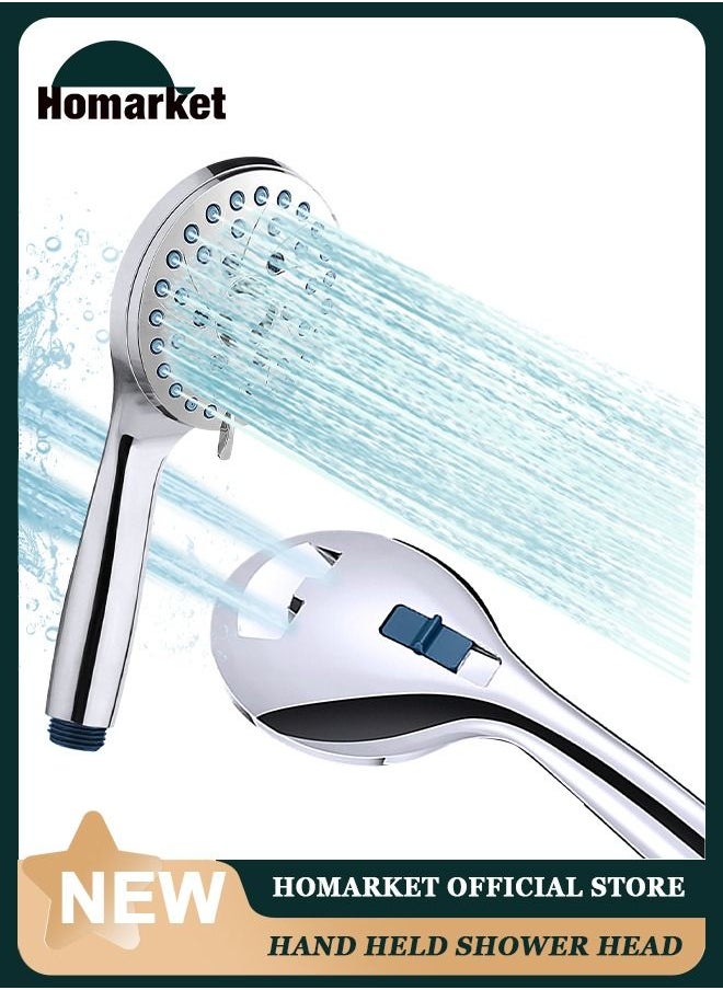 HomarKet - High Pressure 7-mode Handheld Shower Head - Anti-clog Nozzles, Built-in Power Wash to Clean Tub, Tile and Pets-The Perfect Detachable Shower Heads for Bathroom Upgrade - Image 1
