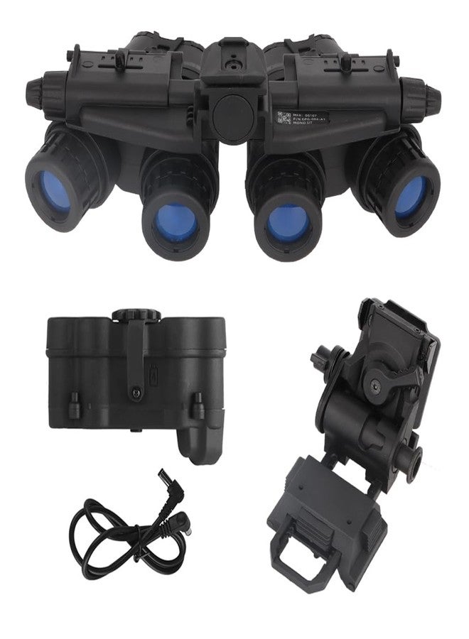 Gayontech Tactical Night Vision Goggles Model GPNVG18 with Adjustable Helmet NVG Bracket Mount for Cosplay and Display, No Function (Black) - Image 1