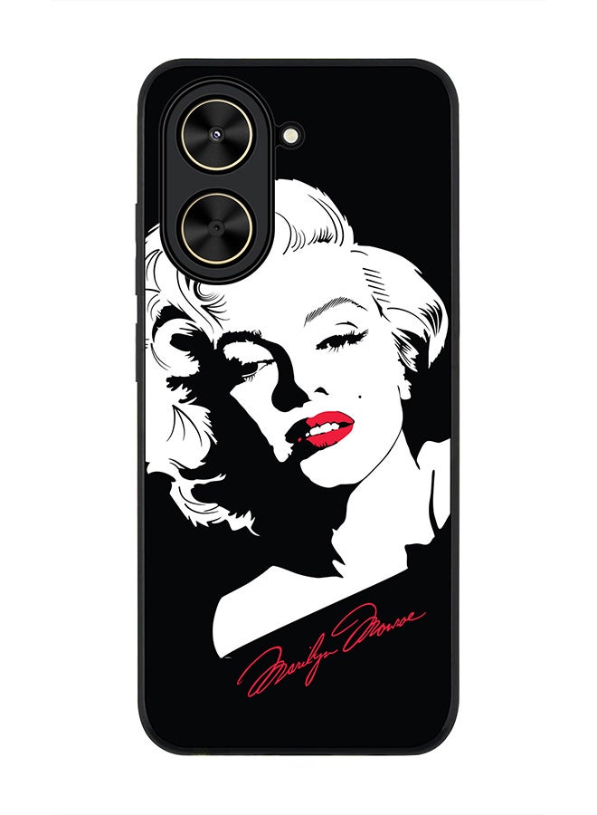 Stylizedd For Xiaomi Poco C71 / Redmi A5 4G Case,Slim fit Camera Protection, Shockproof Thin Phone cover  - Marilyn Monroe
