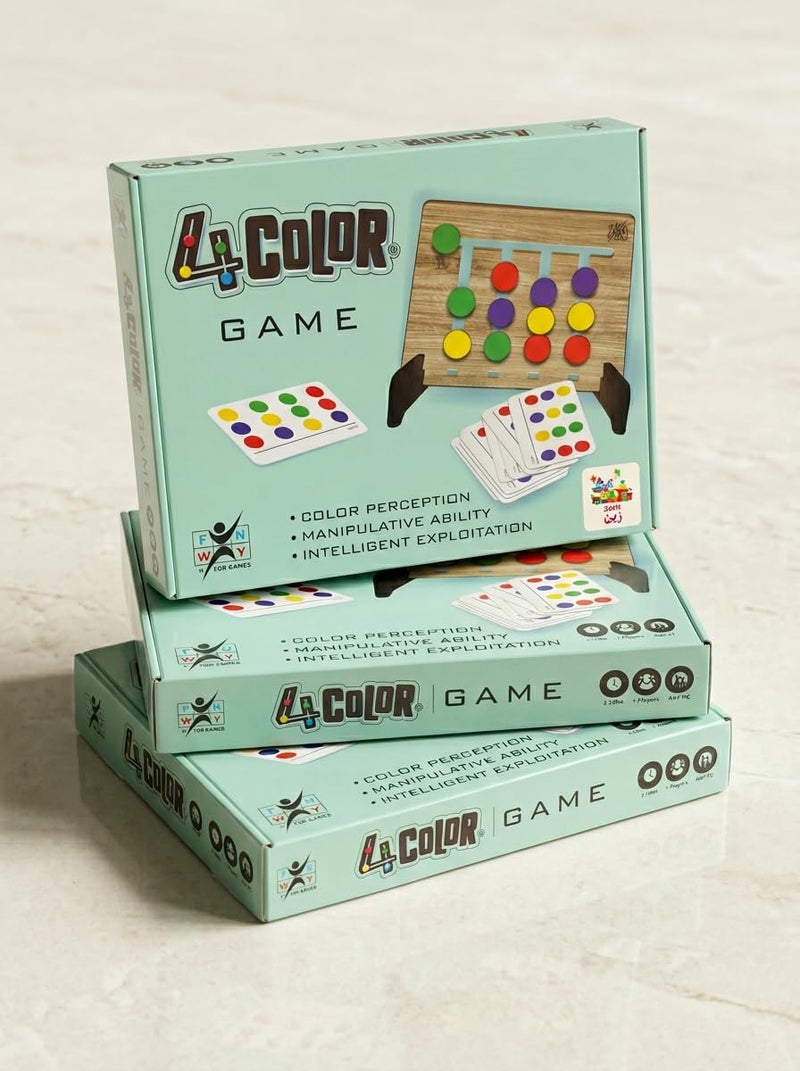 GHAZAL "4 Color Game" produced by Paki Toys, an educational game designed to develop children's skills.