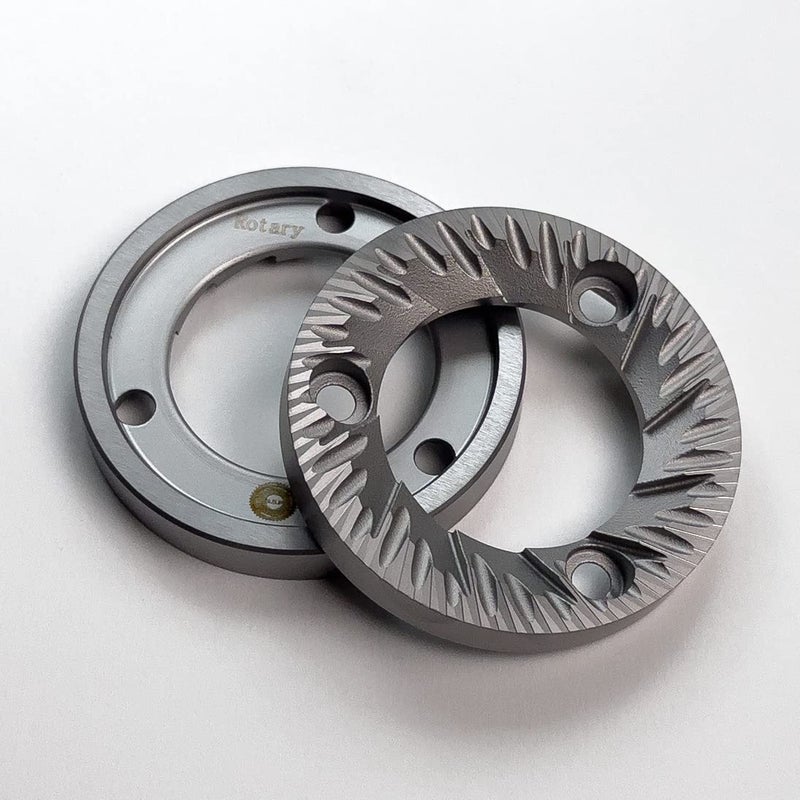MiiCoffee SSP Cast Lab Sweet 64mm Flat Burrs Silver Knight Coated 