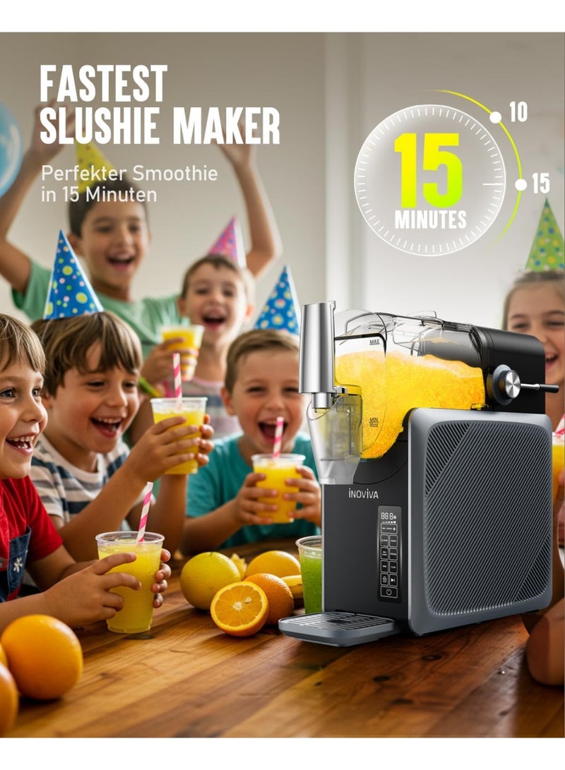 inoviva 2.6L Slush Machine, No Ice Required, Slushie for Home with Self-Cleaning, 5 Preset Modes, Slushies, Milkshakes, Frappés & Frozen Cocktails (Updated) - Image 2