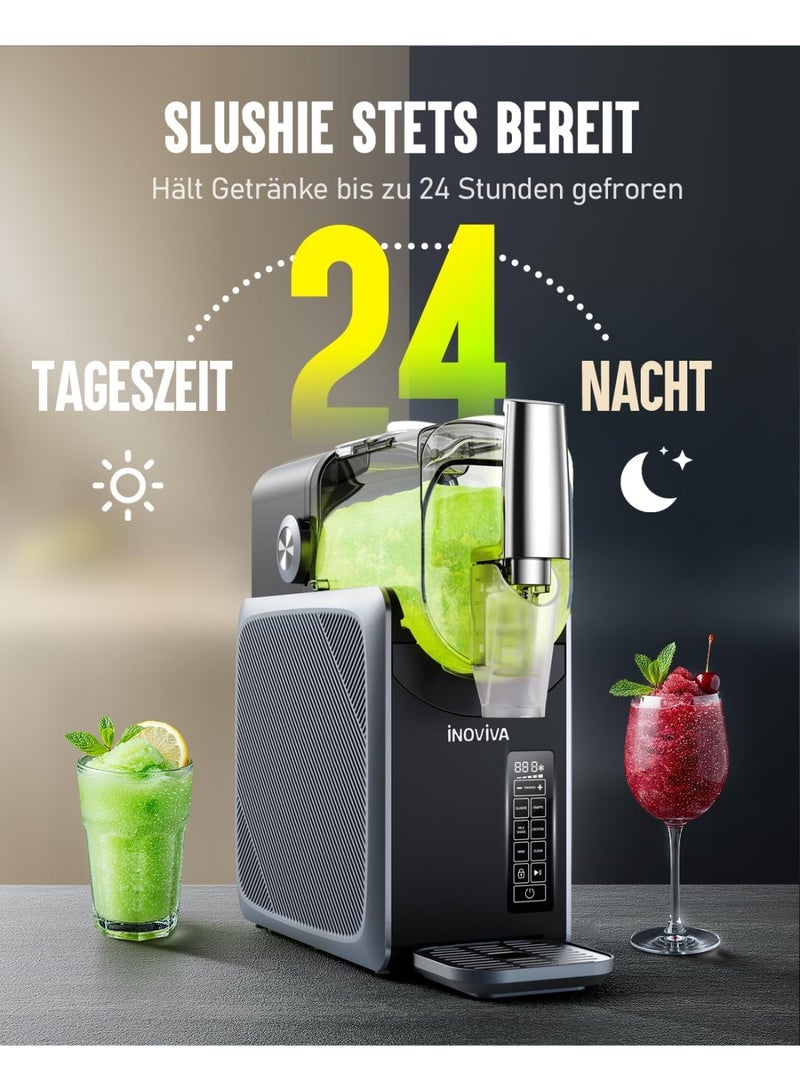 inoviva 2.6L Slush Machine, No Ice Required, Slushie for Home with Self-Cleaning, 5 Preset Modes, Slushies, Milkshakes, Frappés & Frozen Cocktails (Updated) - Image 5