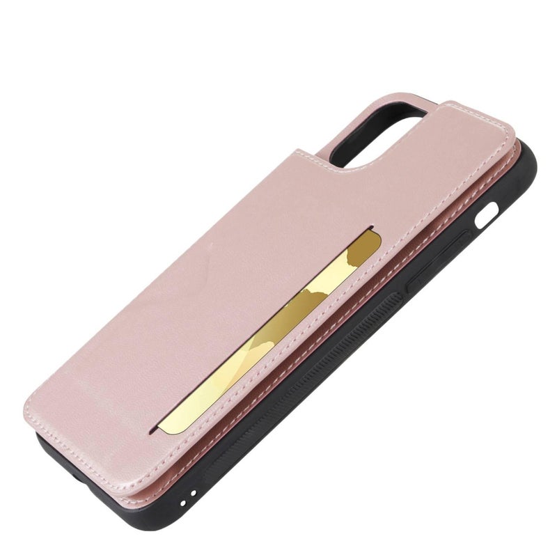 غطاء هاتف | حامل بطاقات | مقاوم للصدمات لـ Samsung Galaxy S24 Ultra | أزرق | ملمس جلد - Image 4