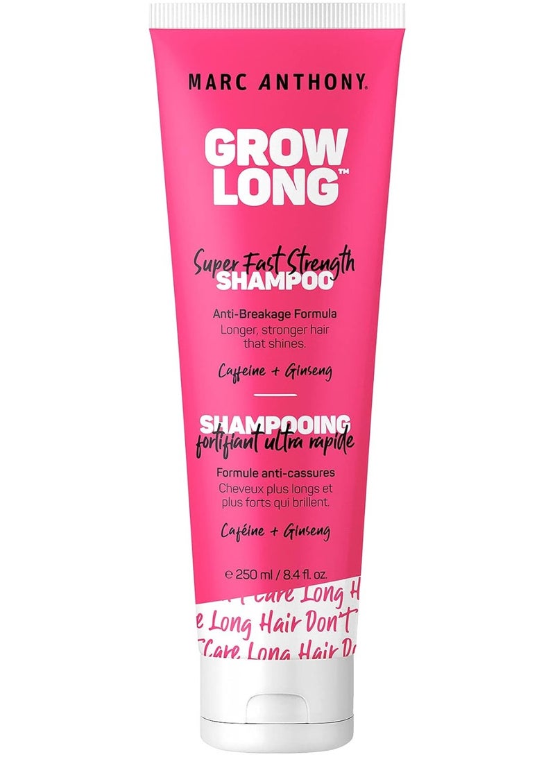 Marc Anthony Strengthening Grow Long Super Fast Strength Shampoo 250ml — Strengthens & Supports Hair Growth - Image 1