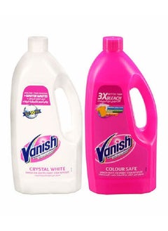 Vanish Colour Safe Bleach, Pink & Crystal White, Pack Of 2, 1L 
