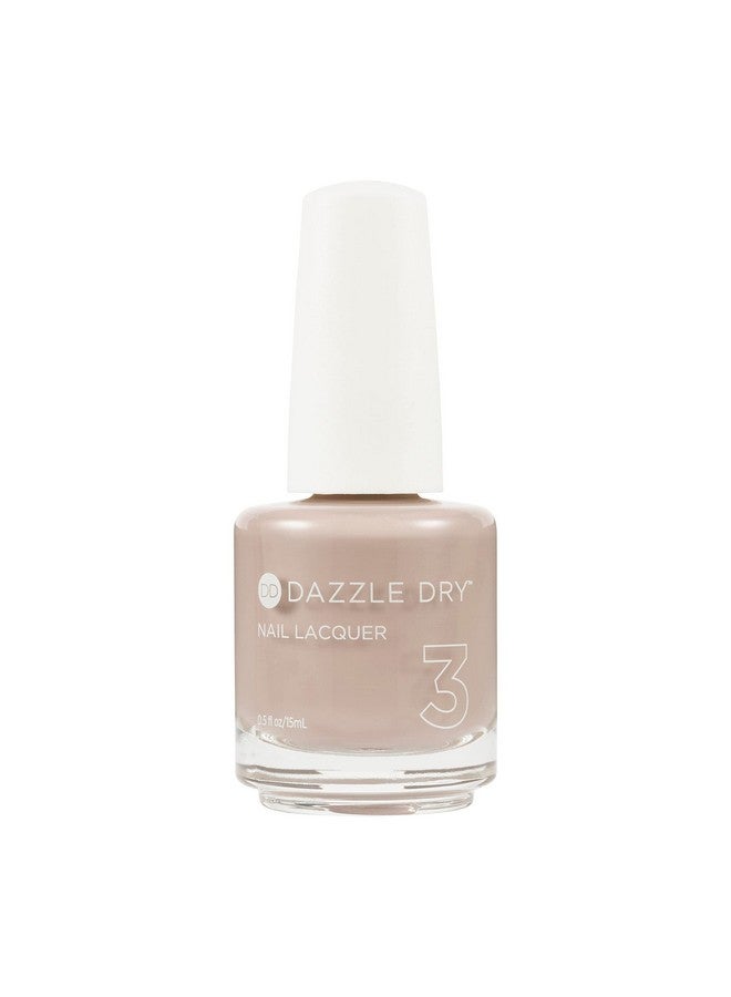 Dazzle Dry Nail Lacquer (Step 3) Broadway Beige A Cool And Medium Greige With Purple Undertones. Full Coverage Cream. (0.5 Fl Oz) - Image 1