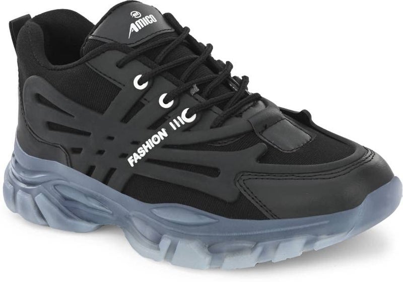 Amico Sports Running Shoes For Men Outdoors For Men Black, 10 Uk - Image 1