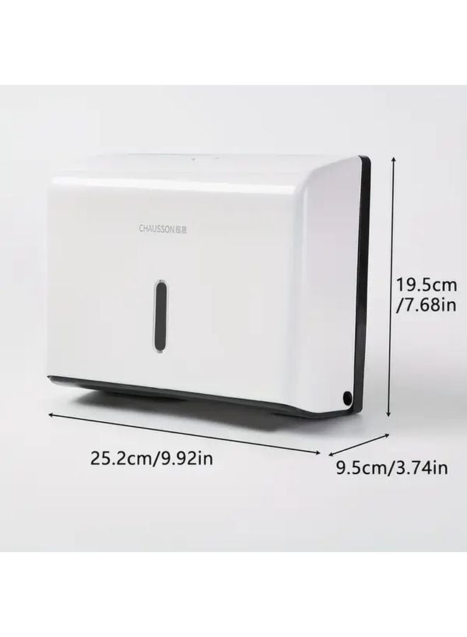 Large Capacity Waterproof Tissue Box Holder Durable ABS Plastic Black Design For Bathroom Kitchen Walls - Image 5