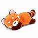 Riuhot Red Panda Stuffed Animal Pillow Cute Plush Toy Plushie Christmas Valentines Day Gift for Girlfriend Kids Birthday 137 Panda Pillow - Image 4