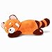 Riuhot Red Panda Stuffed Animal Pillow Cute Plush Toy Plushie Christmas Valentines Day Gift for Girlfriend Kids Birthday 137 Panda Pillow - Image 2