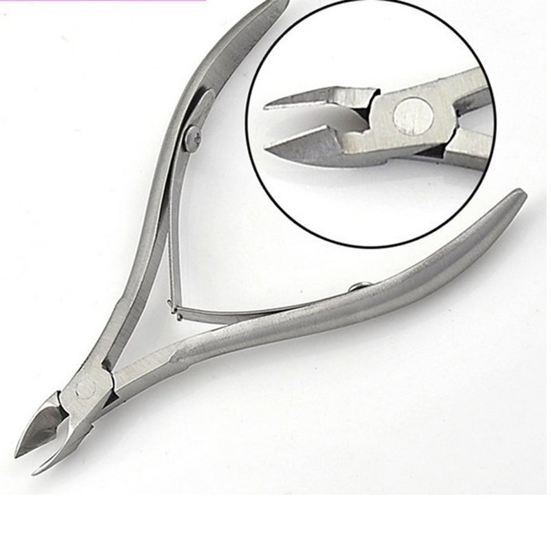 Cuticle Pusher Cutter Stainless Steel Cuticle Remover Manicure Pedicure Tool for Fingernails Toenails - Image 5