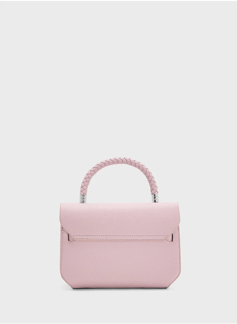 ايلا Braided Handle Satchel Bag