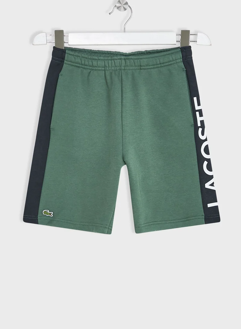 LACOSTE Kids Side Logo Shorts