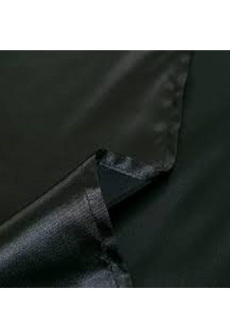 Satin pillowcase for hair and skin care – silky smooth surface helps reduce friction, tangling, and frizz while you sleep – black - Image 4