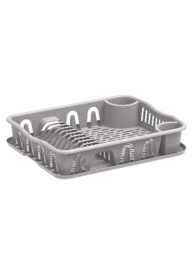 Cosmoplast حامل صحون كبير مع مصفاة - Image 1