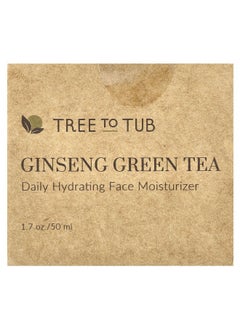 Tree to Tub Tree To Tub, Ginseng Green Tea, Daily Hydrating Face Moisturizer , 1.7 oz (50 ml)  - Image 2