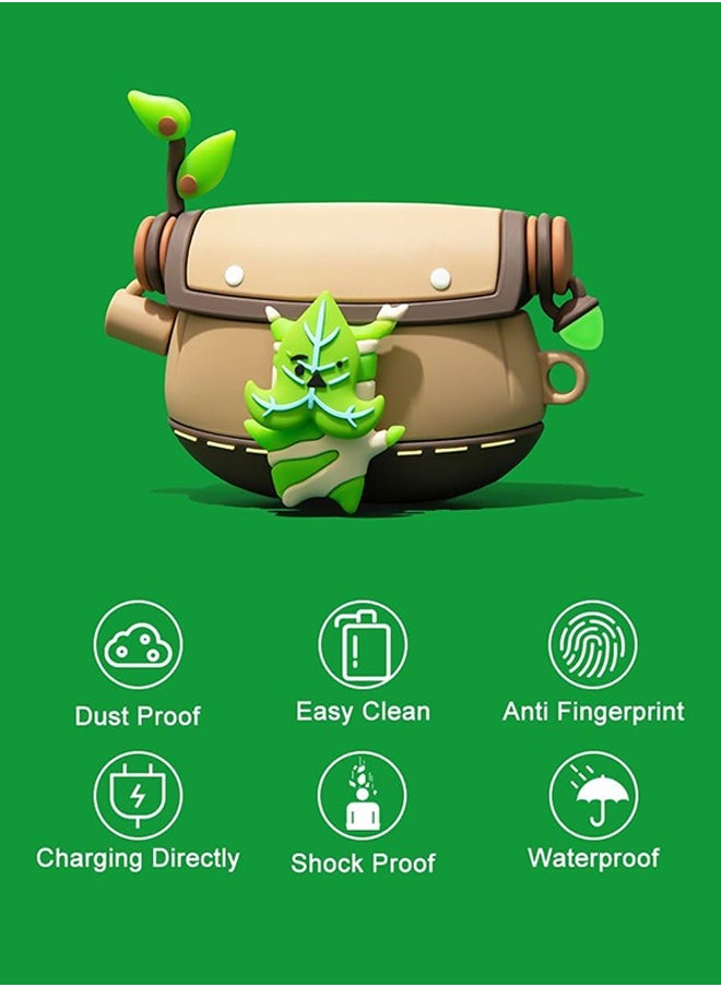 SUNDAREE - Air Pods Pro 2 Generation Protective Case Zelda Tears of the Kingdom, Compatible Air Pods Pro 1st/2nd with Luminous Pendant& Carabiner, Funny Unique 3D Soft Silicone Shockproof Protective Skin Case Cover - Image 1