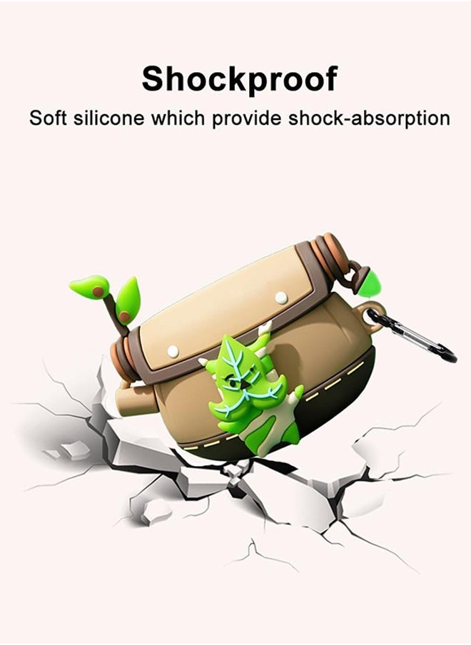 SUNDAREE - Air Pods Pro 2 Generation Protective Case Zelda Tears of the Kingdom, Compatible Air Pods Pro 1st/2nd with Luminous Pendant& Carabiner, Funny Unique 3D Soft Silicone Shockproof Protective Skin Case Cover - Image 1