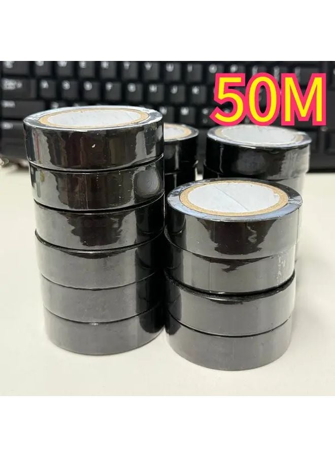 شريط عازل ثقيل مقاوم للحرارة العالية أسود 1968 5 بوصة 10 لفات - Image 2