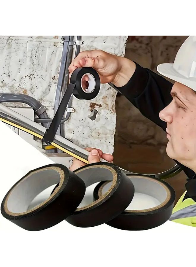 شريط عازل ثقيل مقاوم للحرارة العالية أسود 1968 5 بوصة 10 لفات - Image 5