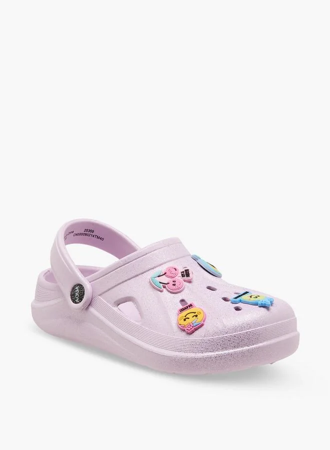 Aqua Girls Embellished Clogs