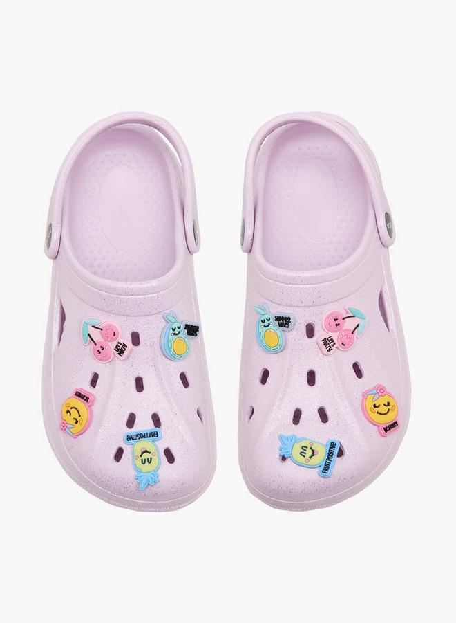 Aqua Girls Embellished Clogs - Image 1
