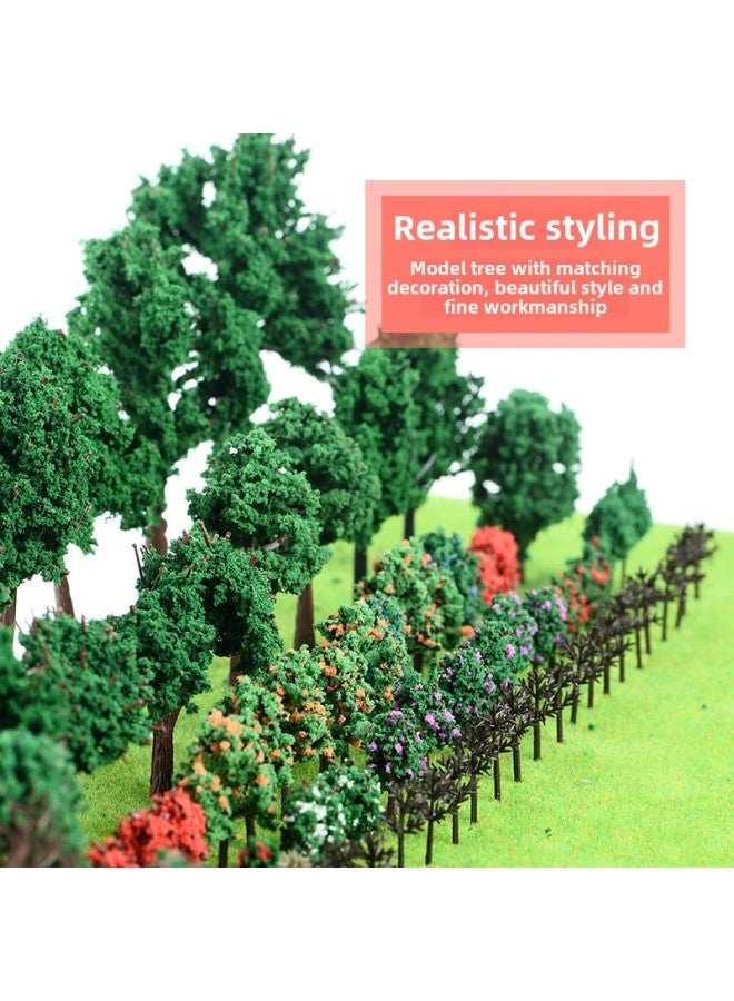 Finished Tree Set Building Sand Table Model Material Scene Micro Landscape Tree Model Diy Handmade Tree Trunk-Color:Spring Mini Tree Bag  - Image 4