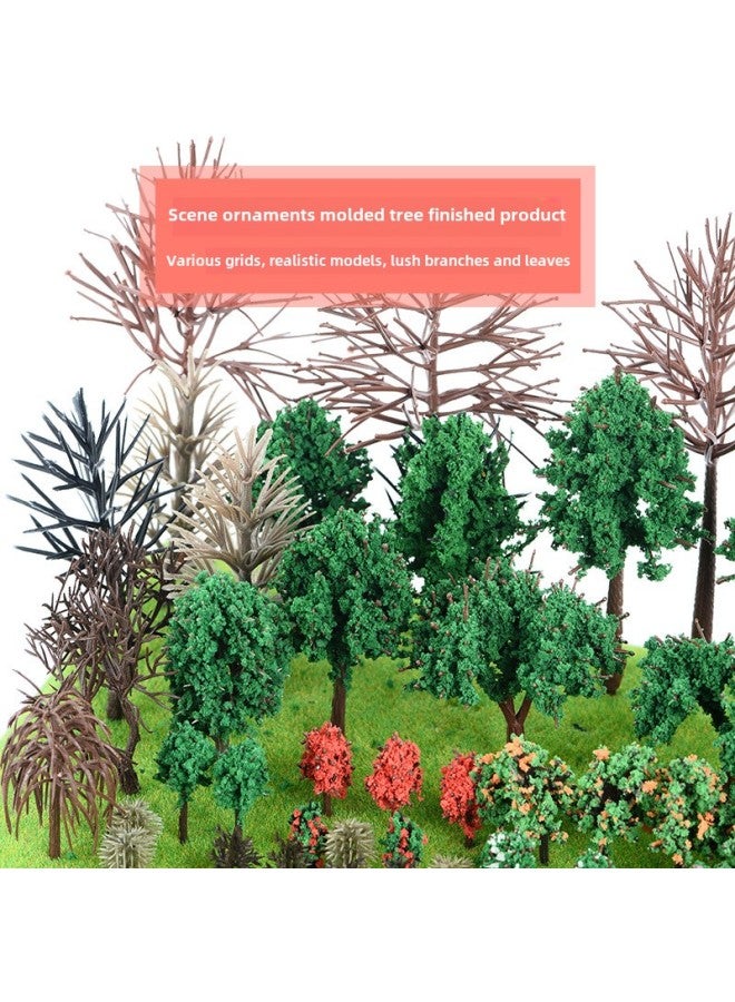 Finished Tree Set Building Sand Table Model Material Scene Micro Landscape Tree Model Diy Handmade Tree Trunk-Color:Spring Mini Tree Bag  - Image 5