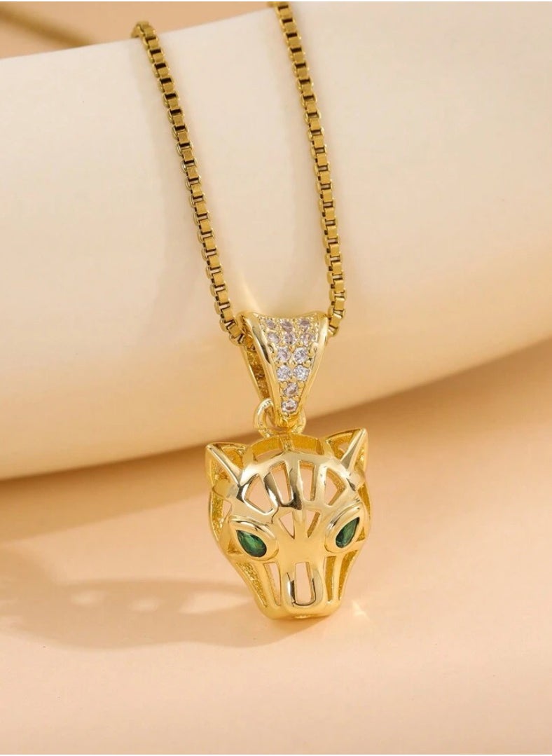 sixtyfour Elegant 18k Gold Plated Stainless Steel Necklace For Women  - Image 1