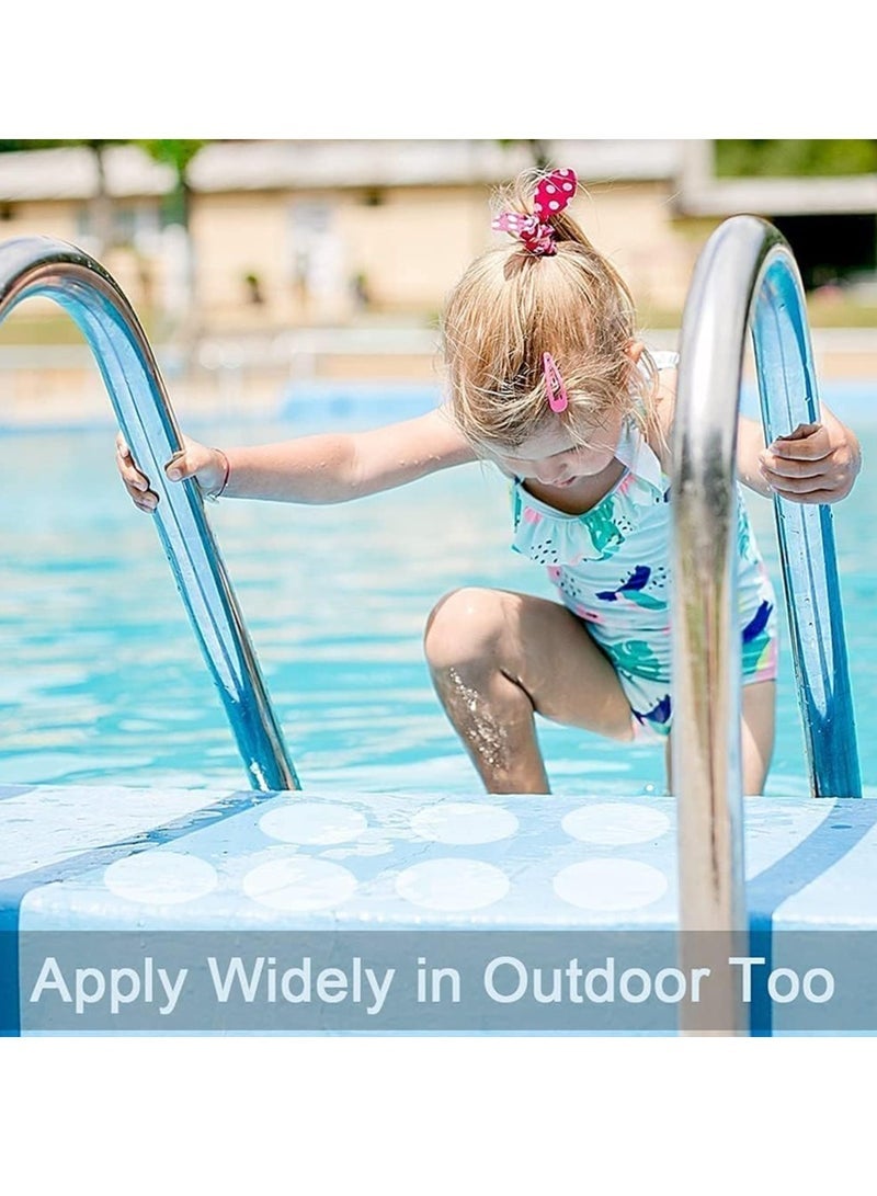 ECVV Anti Slip Shower Stickers 24 Pcs for Safety, Adhesive Bathtub Stickers for Bathroom Showers Stair, Non-slip Tub Decals Appliques with Premium Scraper - Image 4