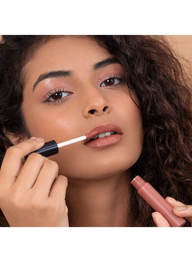 Ruby's Organics كريم شفاه سائل؛ لون عالي الصبغة بلمسة مخملية ناعمة؛ مرطب مغذي؛ مكياج طبيعي عضوي نباتي خالي من البارابين لشفاه جافة؛ برالين 6.5 مل - Image 4