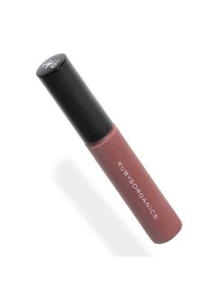 Ruby's Organics Liquid Lip Crème; Highly Pigmented Soft Velvet Finish Creamy Moisturising Nourishing; Natural Organic Makeup Vegan Parabenfree For Dry Lips; Praline 6.5Ml  - Image 2