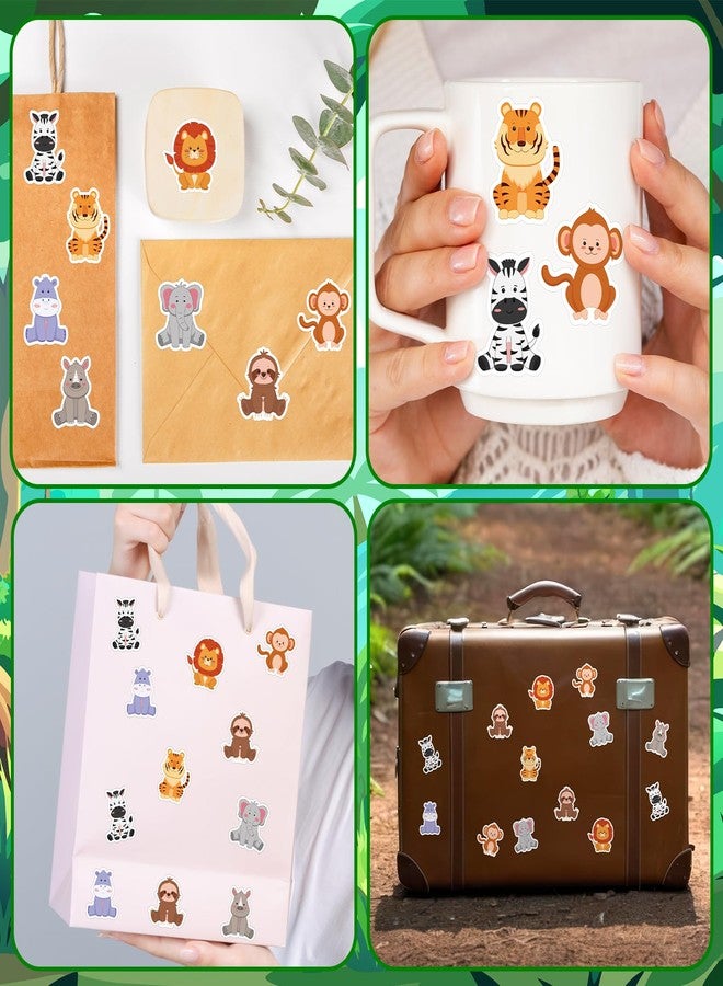 Abilat 800 Pcs Animal Stickers for Kids Cute Jungle Safari Zoo Animal Stickers Roll for Teacher Classroom Reward Birthday Party Favor Gift Decoration Scrapbooking Supply - Image 5