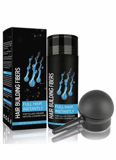 Fibre Hair Powder Spray Dark brown Hair Fibres for Thinning Hair, Instantly Conceals Hair Loss in 15 Sec, Professional Quality Hair Loss Concealer for Women and Men, Best Hair Thickening Products