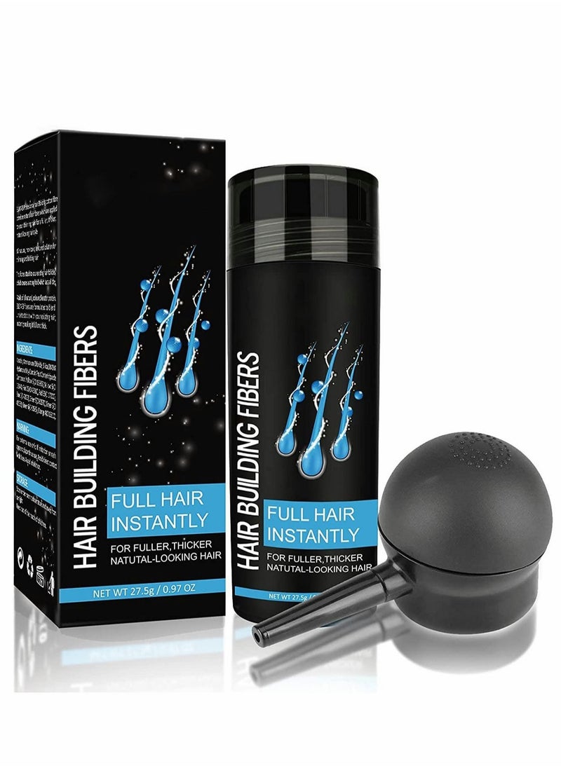 Excefore - Fibre Hair Powder Spray Dark brown Hair Fibres for Thinning Hair, Instantly Conceals Hair Loss in 15 Sec, Professional Quality Hair Loss Concealer for Women and Men, Best Hair Thickening Products - Image 1