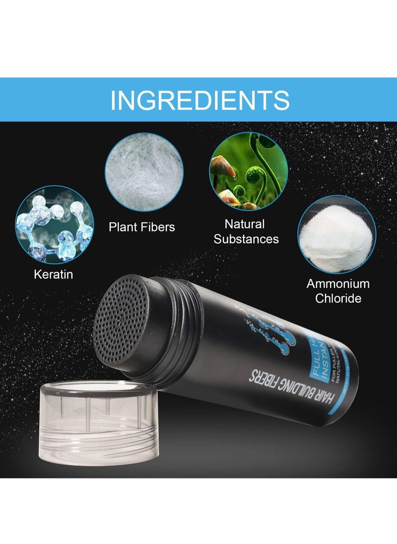 Excefore - Fibre Hair Powder Spray Dark brown Hair Fibres for Thinning Hair, Instantly Conceals Hair Loss in 15 Sec, Professional Quality Hair Loss Concealer for Women and Men, Best Hair Thickening Products - Image 1