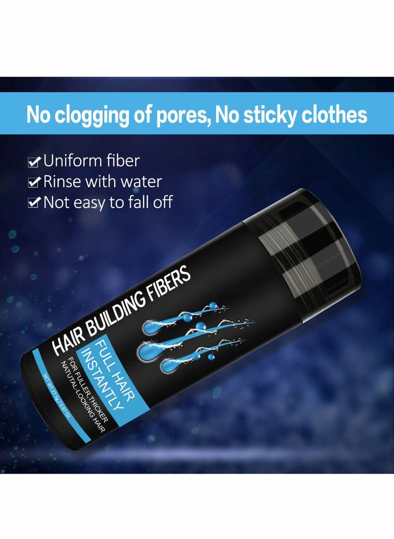 Excefore - Fibre Hair Powder Spray Dark brown Hair Fibres for Thinning Hair, Instantly Conceals Hair Loss in 15 Sec, Professional Quality Hair Loss Concealer for Women and Men, Best Hair Thickening Products - Image 1