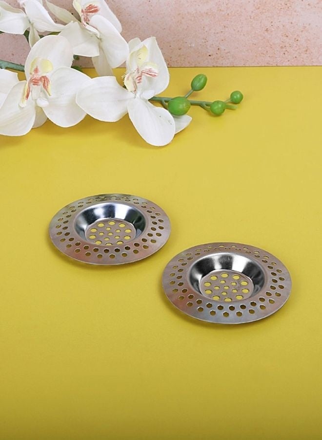 Royalford Stainless Steel Sink Strainer 2Pcs 7Cm Silver - Image 5