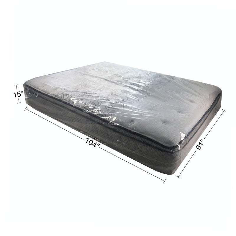 Uboxes أكياس/أغطية مرتبة بحجم كوين من uBoxes 61" x 15" x 104" (عبوة من 2) لوازم النقل - Image 2