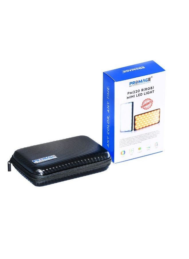 PROMAGE - PROMAGE PM-220R-RGB Professional LED Video Light with 360° Full-Color, 21 Scenarios, Adjustable Color Temperature, High Brightness, 4000mAh Power Bank for Videographers and Photographers - Image 1