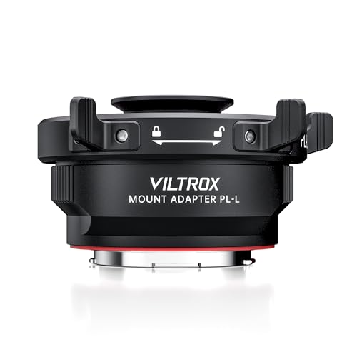 VILTROX PLL Lens Mount Adapter Ring Compatible with PL Lens to L Mount Camera Panasonic S1 S1R S1H S5Leica SL SL2 CL TLSigma FP DSLR Cameras with Two caps Detachable Ring Base - Image 1