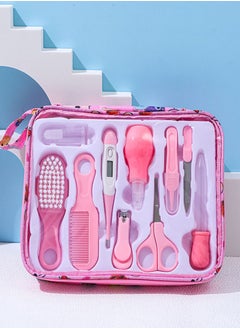 Care Pack 10 Piece Set Thermometer Pink color