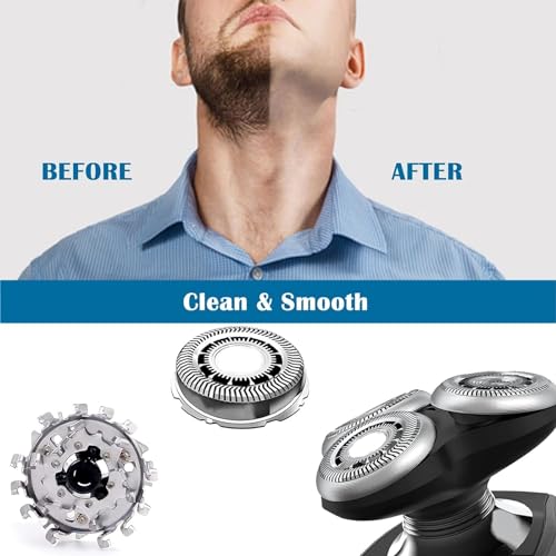Suleto SH90/72 Replacement Head Compatible with Norelco Shavers Series 9000, SH90 Replacement Blade Part Compatible with Philips Series 9000 Shaver S9721/84, S9311/27, S9721/89, S9311/84, S8950/50 - Image 5