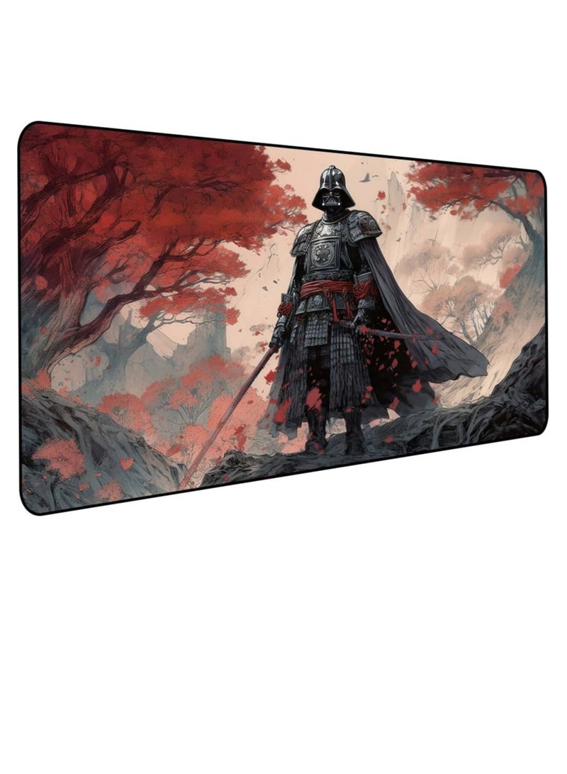 لوحة ماوس ألعاب TCG Star War (70×30 سم) للوحة المفاتيح وسجادة الماوس المكتبية - قاعدة مطاطية مضادة للانزلاق - حواف مخيطة - مقاومة للماء - إصدار سريع - Image 1